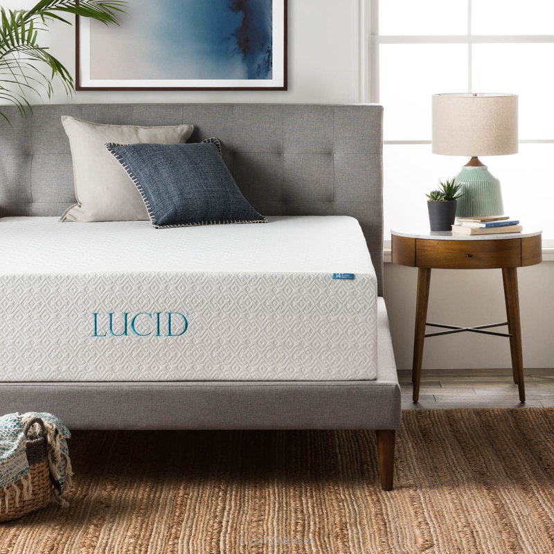 Lucid 14" Gel Memory Foam Mattress & Reviews Wayfair